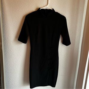 Traditional black dress